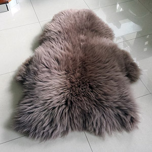 Sheepskin rug dyed tannery leather wholesale skins factory