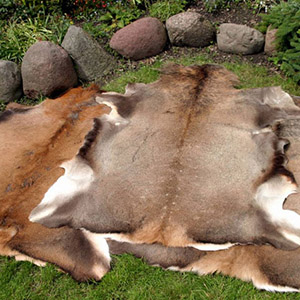 Deer skin rug leather tannery manufacturer leather wholesale